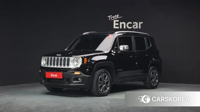 Jeep Renegade 2018 Черный из Кореи