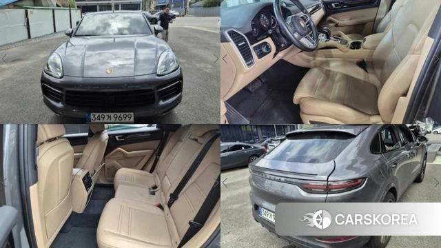 Porsche Cayenne (PO536) 2021 Серый из Кореи