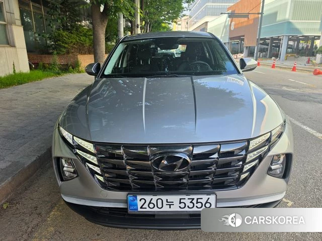 Hyundai Tucson Hybrid (NX4) 2021 Серебристо-серый из Кореи