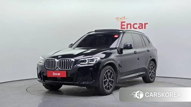BMW X3 (G01) 2024 Черный из Кореи