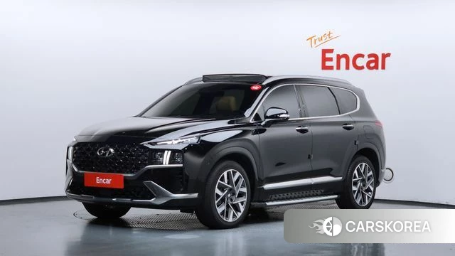 Hyundai The New Santa Fe 2023 Черный из Кореи