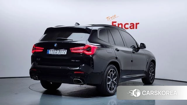 BMW X3 (G01) 2022 Черный из Кореи