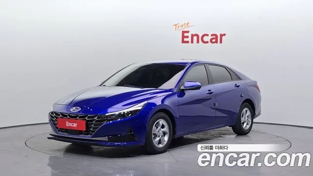 Hyundai Avante (CN7) 2020 Синий из Кореи