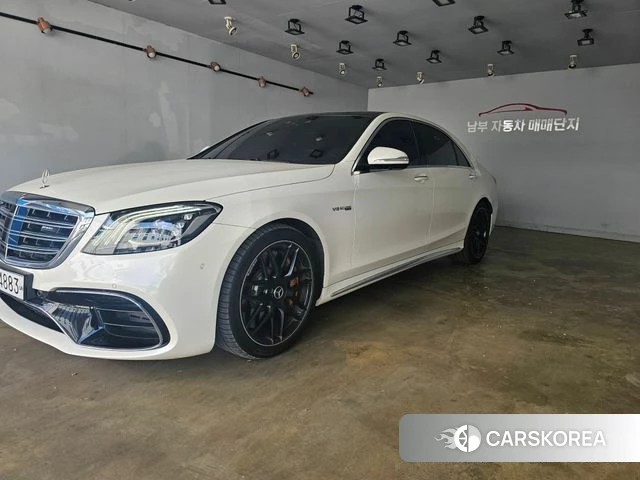 Mercedes-Benz S-Class W222 2019 Жемчужный цвет из Кореи