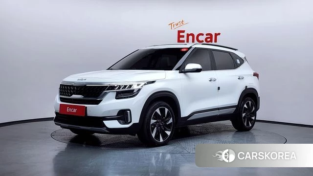 Kia Seltos 2022 Белый из Кореи