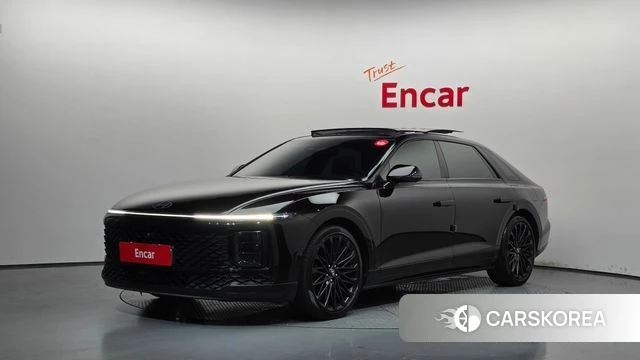 Hyundai Grandeur Hybrid (GN7) 2024 Черный из Кореи