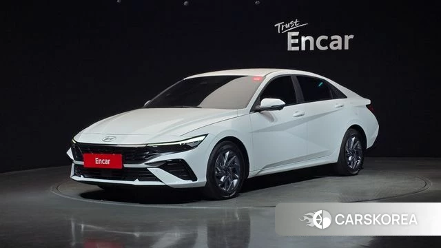 Hyundai The New Avante (CN7) 2023 Белый из Кореи