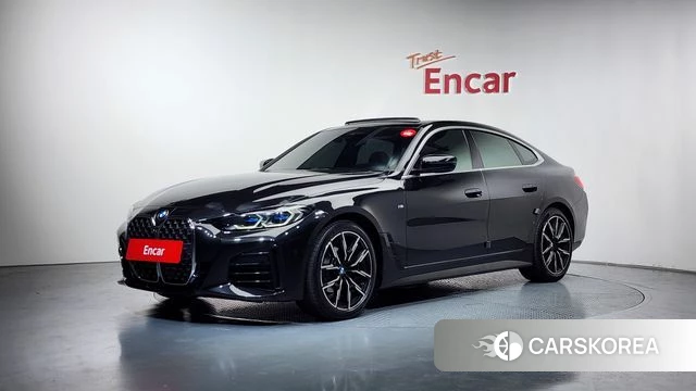 BMW 4 Series (G22) 2022 Черный из Кореи