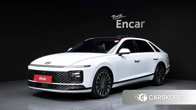 Hyundai Grandeur Hybrid (GN7) 2023 Белый из Кореи
