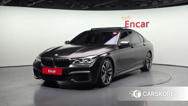 BMW 7 Series (G11) 2018 Черный из Кореи