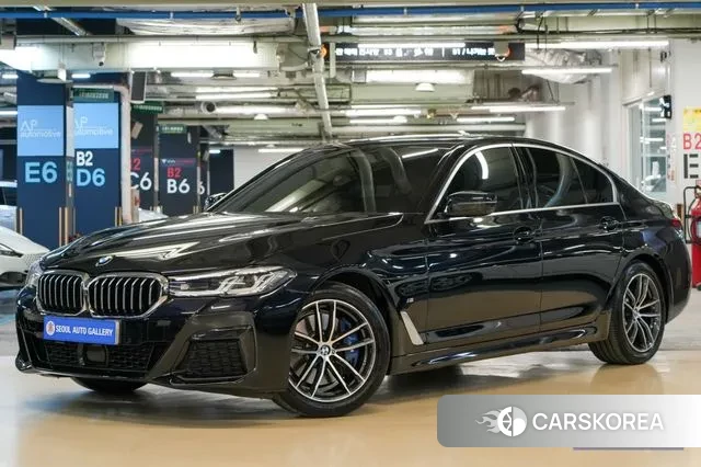 BMW 5 Series (G30) 2021 Синий из Кореи
