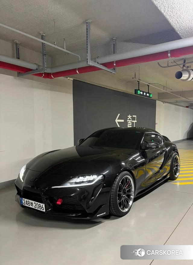 Toyota Supra 5th Generation 2022 Черный из Кореи