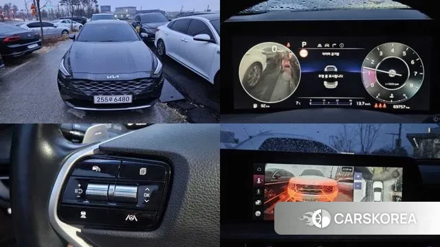 Kia K8 2021 Серый из Кореи