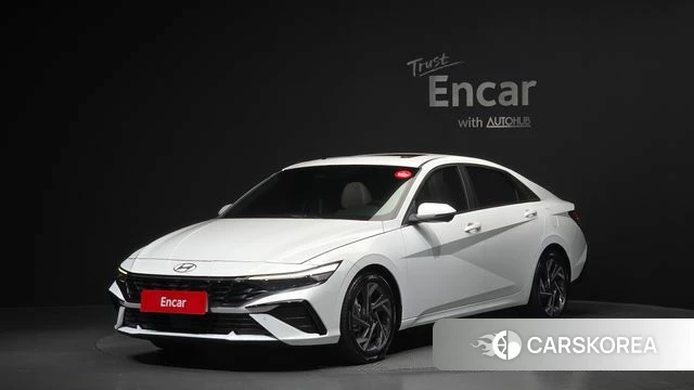 Hyundai The New Avante (CN7) 2023 Белый из Кореи