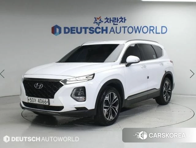 Hyundai Santa Fe TM 2018 Белый из Кореи