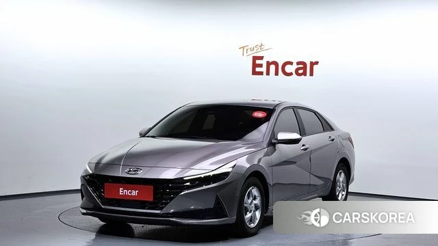 Hyundai Avante (CN7) 2021 Серебристо-серый из Кореи