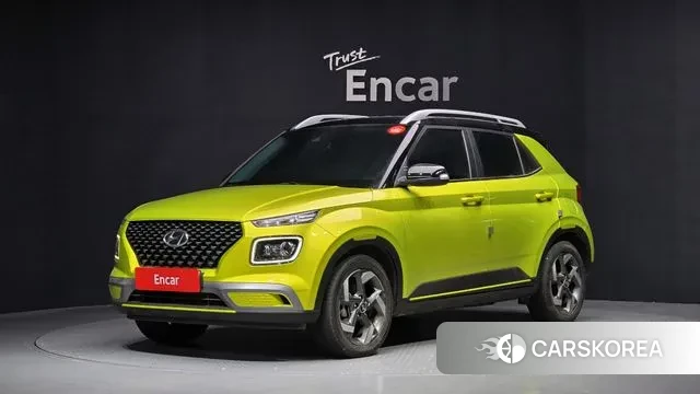 Hyundai Venue 2020 Светло-зеленый из Кореи