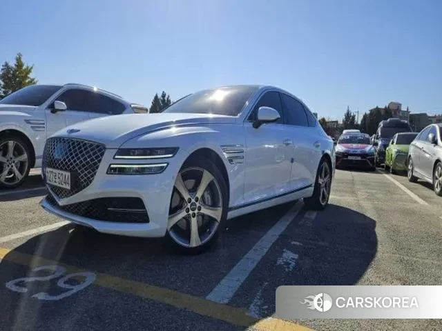 Genesis G80 (RG3) 2022 Жемчужный цвет из Кореи