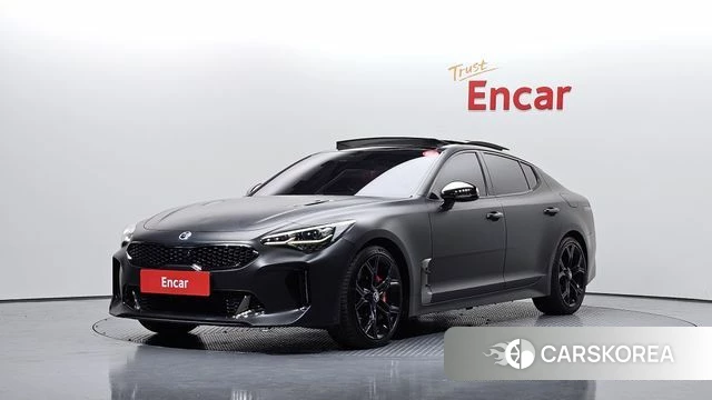 Kia Stinger 2018 Черный из Кореи