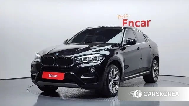 BMW X6 (F16) 2018 Черный из Кореи