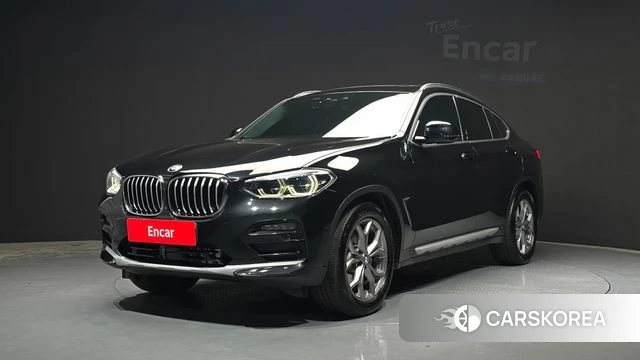 BMW X4 (G02) 2021 Черный из Кореи