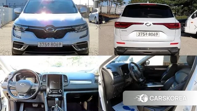 Renault Korea (Samsung) The New QM6 2022 Белый из Кореи