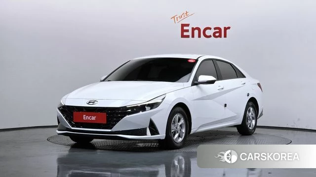 Hyundai Avante (CN7) 2020 Белый из Кореи