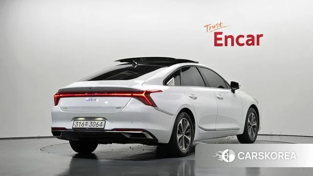 Kia K8 Hybrid 2021 Белый из Кореи