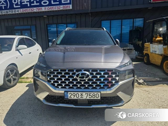 Hyundai The New Santa Fe 2021 Серый из Кореи