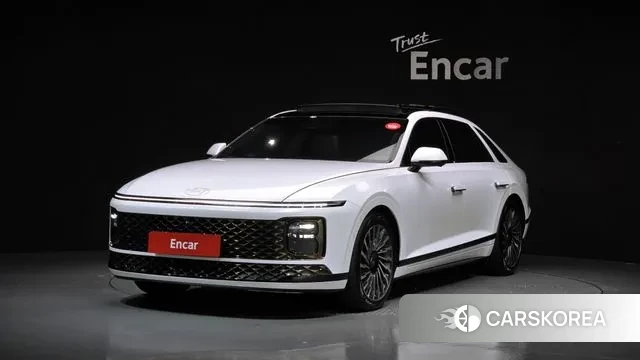 Hyundai Grandeur Hybrid (GN7) 2024 Белый из Кореи