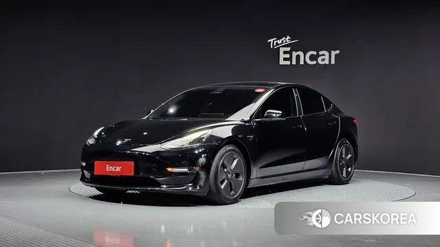 Tesla Model 3 2021 Черный из Кореи