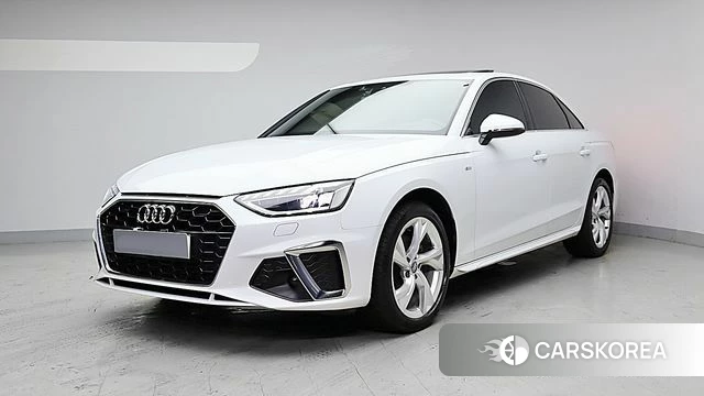 Audi A4 (B9) 2021 Белый из Кореи