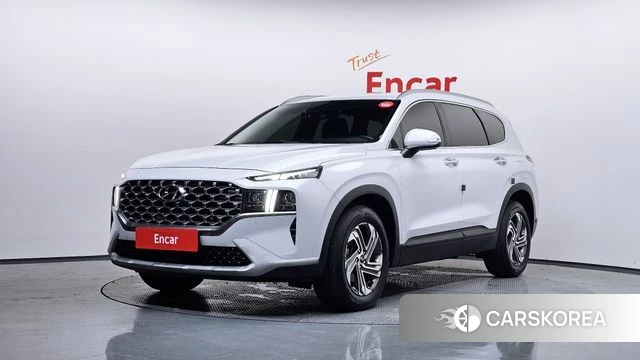Hyundai The New Santa Fe 2022 Белый из Кореи