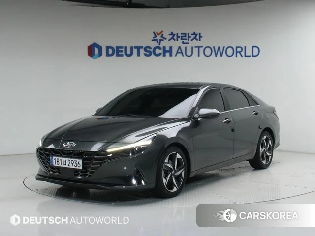 Hyundai Avante (CN7) 2020 Серый из Кореи