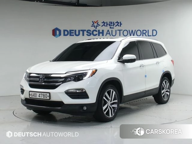 Honda Pilot 3rd generation 2018 Белый из Кореи