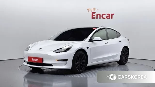 Tesla Model 3 2021 Белый из Кореи