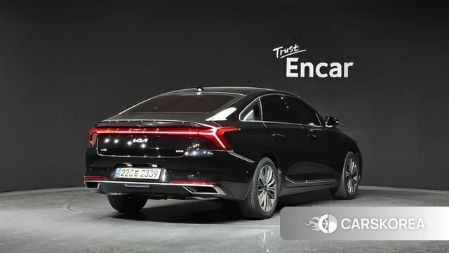 Kia K8 Hybrid 2023 Черный из Кореи