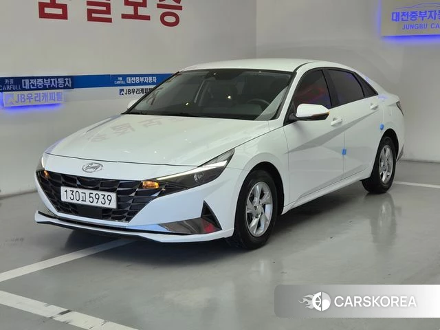 Hyundai Avante (CN7) 2021 Белый из Кореи