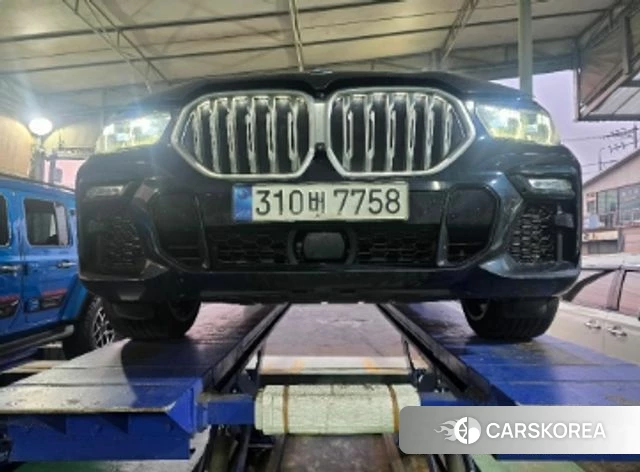 BMW X6 (G06) 2021 Черный из Кореи