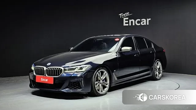 BMW 5 Series (G30) 2022 Черный из Кореи