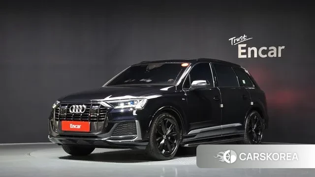 Audi Q7 (4M) 2021 Черный из Кореи