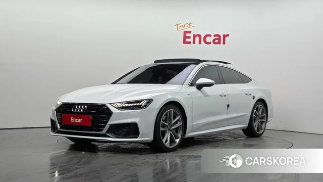 Audi A7 (4K) 2021 Белый из Кореи