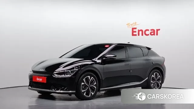 Kia EV6 2022 Черный из Кореи