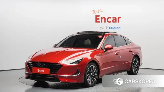 Hyundai Sonata (DN8) 2019 Красный из Кореи