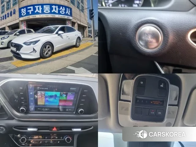 Hyundai Sonata (DN8) 2019 Белый из Кореи