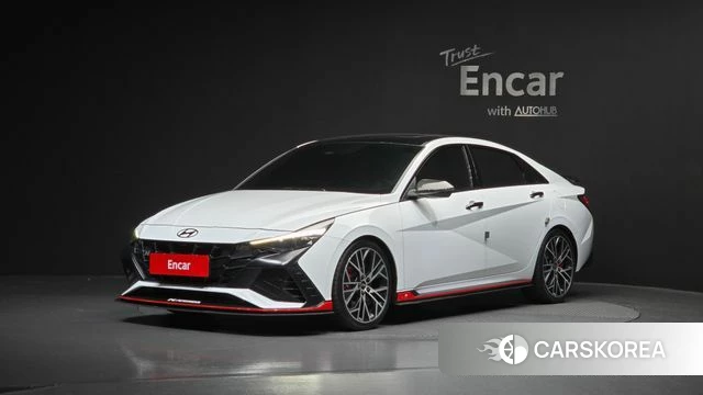 Hyundai Avante (CN7) 2022 Белый из Кореи