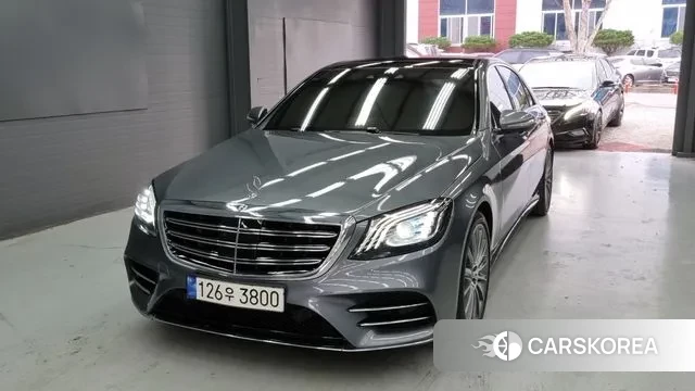 Mercedes-Benz S-Class W222 2020 Небесно-голубой из Кореи