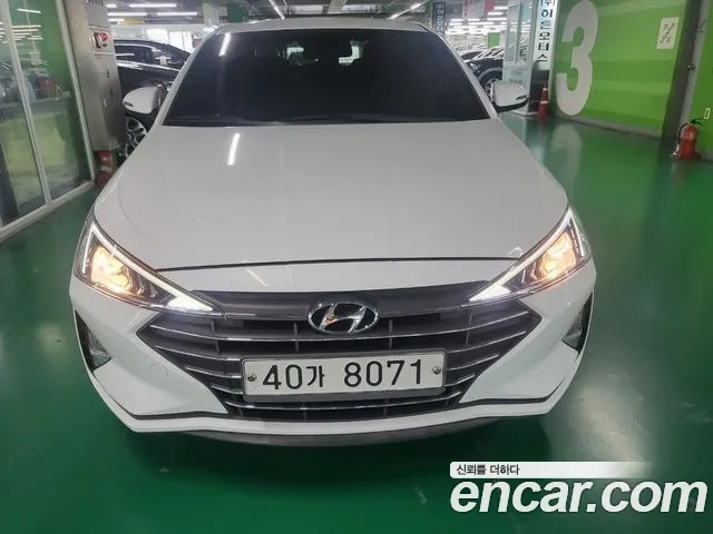 Hyundai The New Avante AD 2019 Белый из Кореи