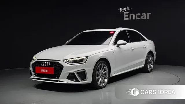 Audi A4 (B9) 2023 Белый из Кореи