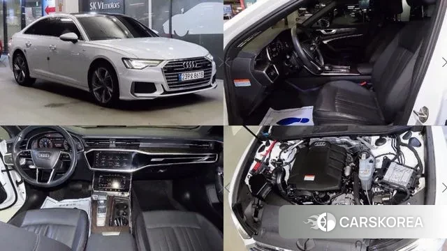 Audi A6 (C8) 2020 Белый из Кореи